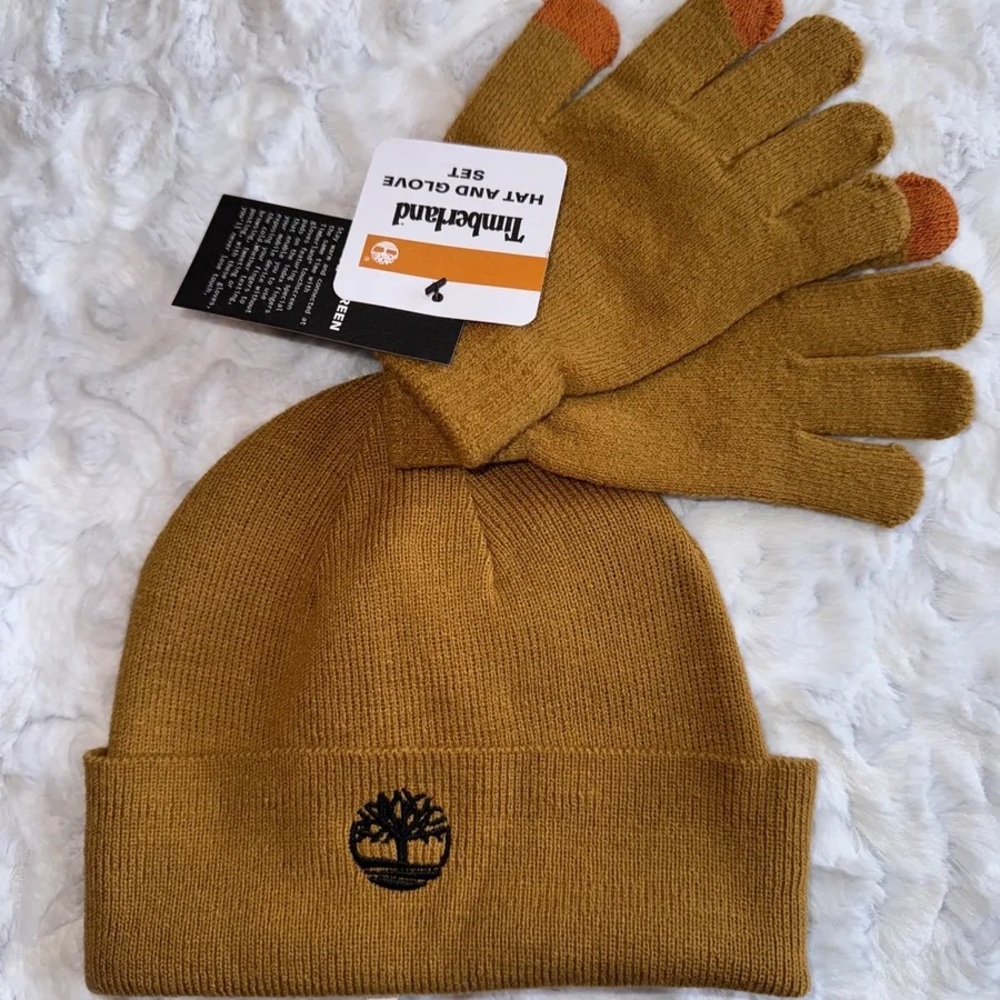 Kids Beanie hat glove set